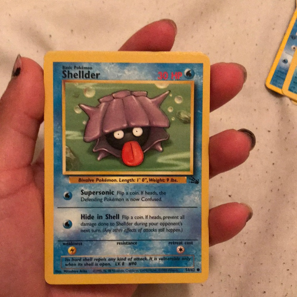 Shellder Pokémon card